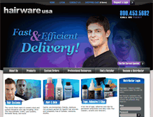 Tablet Screenshot of hairwareusa.com